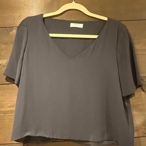 Babaton blouse. Size Medium. Dark grey
